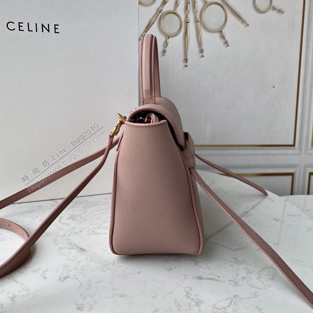 Celine女包 賽琳2020新顏色玫瑰粉鯰魚包 全新LOGO升級版手掌紋鯰魚包 189153  slyd2186